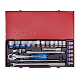1/2" bộ tuýp 24 món hệ mét Kingtony 4026MR03