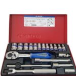 1/4″ bộ tuýp 19 chi tiết hệ mét Kingtony 2021MR 6