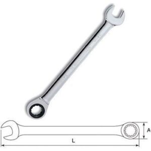 Cờ lê vòng miệng tự động 6mm Sata 43221