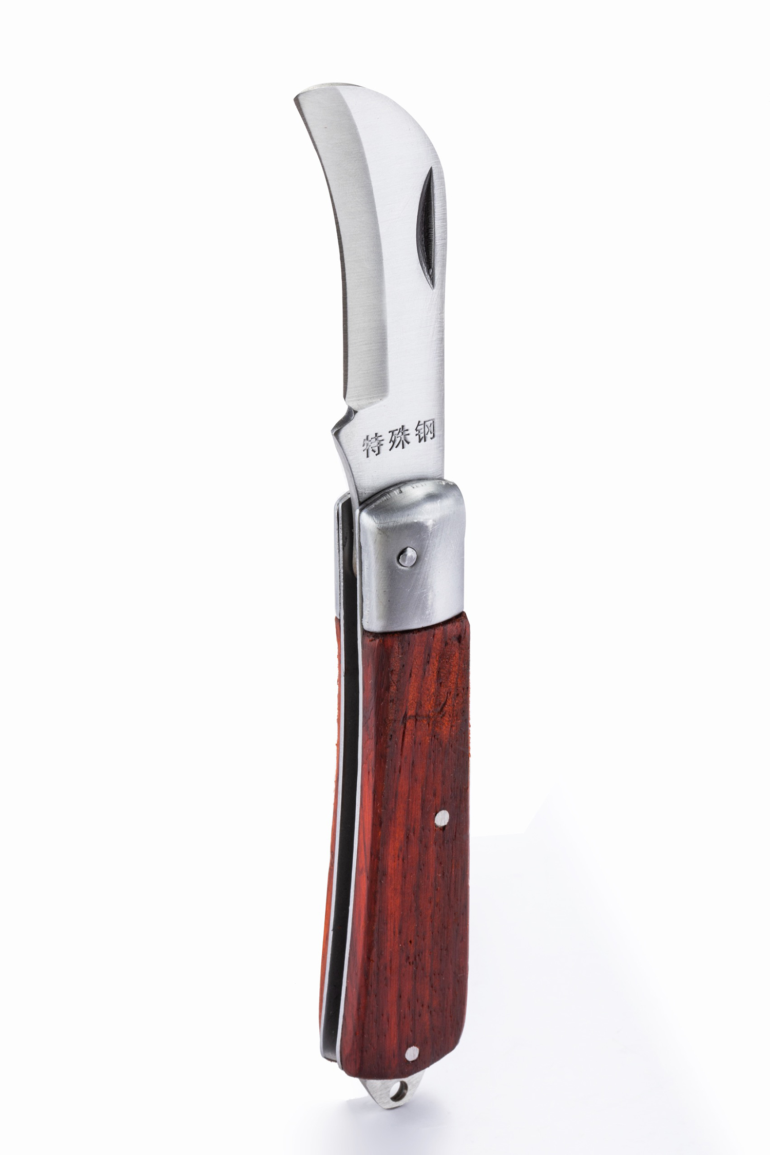 70mm Dao tuốt dây điện lưỡi cong cán gỗ SATA 03110 1