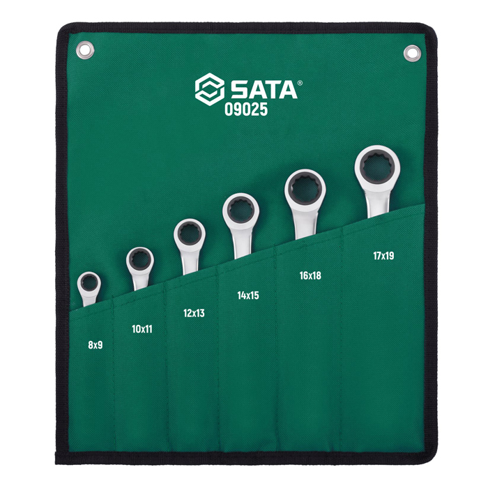 8-19mm Bộ cờ lê 2 đầu vòng SATA 09025