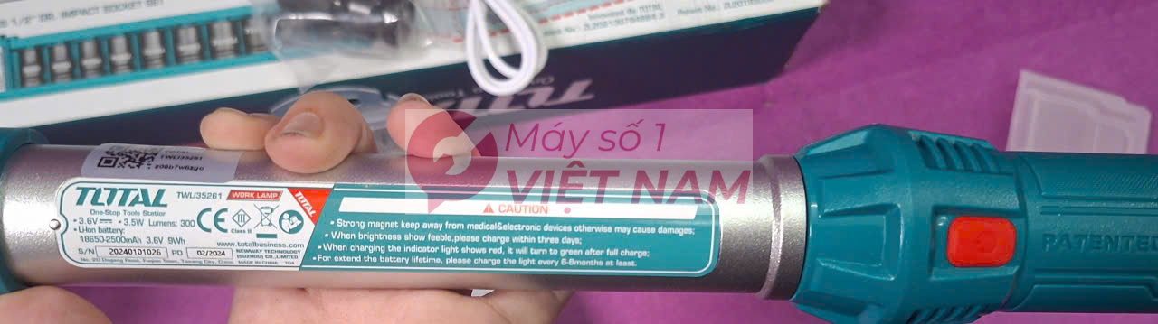 Bộ máy vặn bu lông dùng pin 20V Total TOSLI231004 7