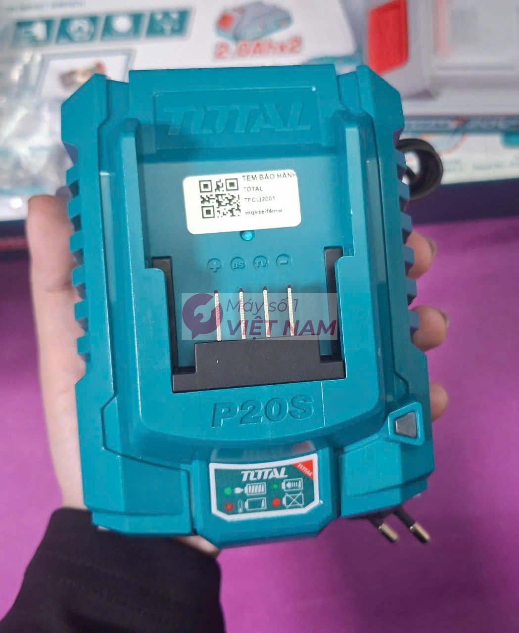 Bộ máy vặn bu lông dùng pin 20V Total TOSLI231004 10