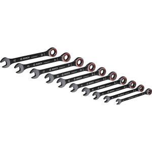 Bộ 10 món cờ lê vòng miệng tự động Bosch 1600A016BU (Thép Cr-mo)