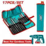 Bộ 17 mũi bê tông và mũi đục đầu gài SDS Plus Total TACSD91701 5
