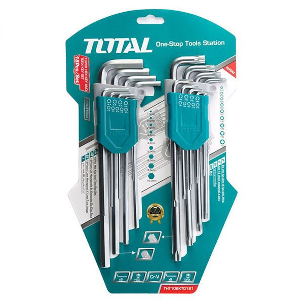 Bộ chìa lục giác và lục giác bông Total THT106KT0181