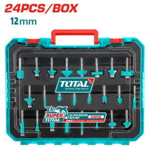 Bộ 24 mũi phay đuôi 12mm Total TACSR12412