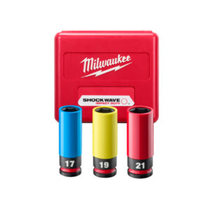 Bộ 3 đầu tuýp bu lông 1/2" 17,19,21mm Milwaukee 49-66-7834
