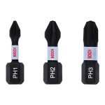 Bộ 3 mũi vít philips Bosch 2608522470 1