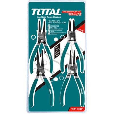 Bộ 4 kềm mở phe 125mm Total THTJ214041