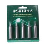 Bộ 5 đầu mỏ hàn chì mũi tròn Sata 02021 4