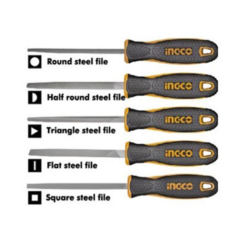 Bộ 5 giũa sắt Ingco HKTFS0508