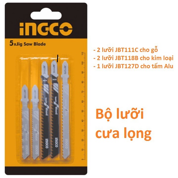 Bộ 5 lưỡi cưa lọng Ingco AKJ0051