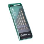 Bộ 6 mũi khoan sắt chuôi tròn SATA 52806 3