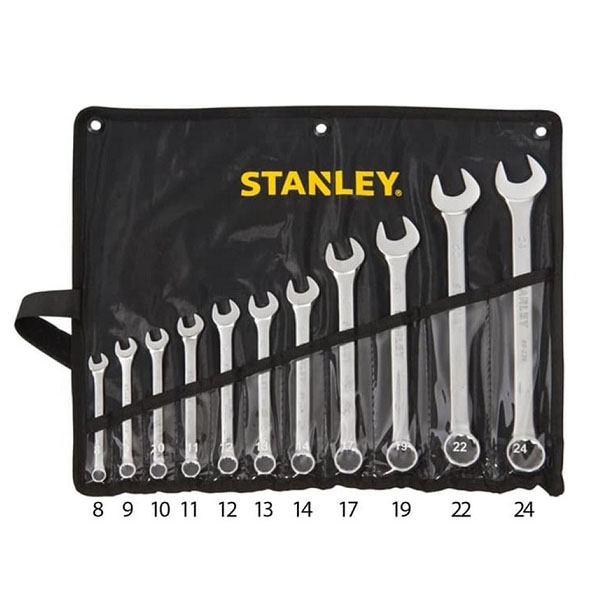 Bộ cờ lê vòng miệng 11 chi tiết Stanley STMT80942-8 8-24mm