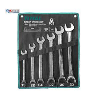 Bộ cờ lê vòng miệng 6 chi tiết Total THT102RK061 19-32mm
