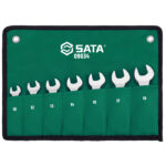 Bộ cờ lê vòng miệng tự động 7 chi tiết Sata 09034 10-19mm 3