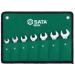 Bộ cờ lê vòng miệng tự động 7 chi tiết Sata 09034 10-19mm 4