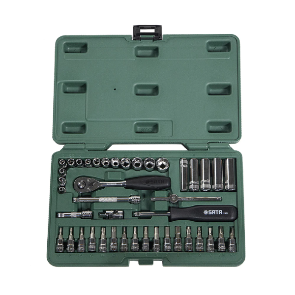 Bộ đầu tuýp 1/4" 42 chi tiết SATA 09943