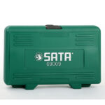 Bộ đầu tuýp đen (hệ Mét) 12 chi tiết 1/2" Sata 09009 1