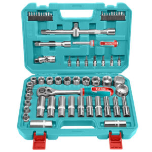 Bộ dụng cụ cơ khí 62 chi tiết Total THT121602