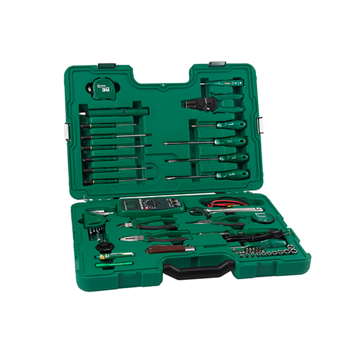 Bộ dụng cụ sửa chữa điện 56 chi tiết Sata 09535