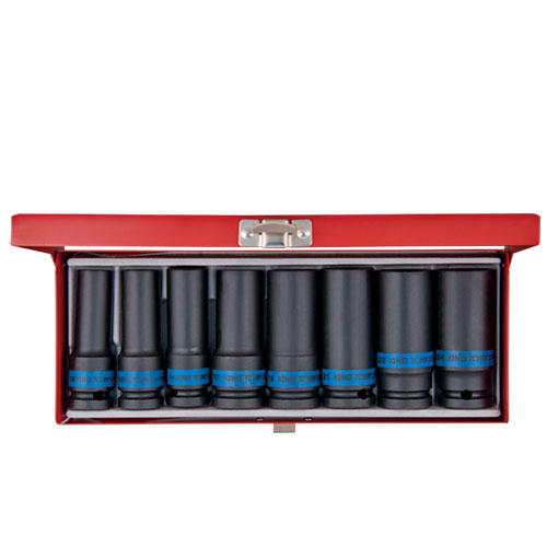 Bộ khẩu tuýp lục giác 1/2'' Kingtony 4410MP (1/2, 8 chi tiết)