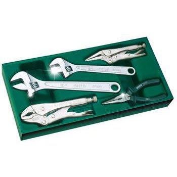 Bộ khay cờ lê tự động và kiềm 5 chi tiết Sata 09909A