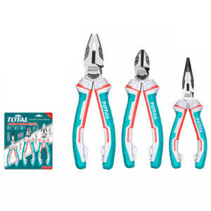Bộ kìm điện, kìm cắt và kìm nhọn cao cấp 3 chi tiết Total THT2K0301S