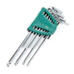 Bộ lục giác bi dài 12 chi tiết (hệ inch) Sata 09102 5