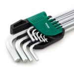 Bộ lục giác bi loại dài , 9 chi tiết, hệ mét Sata 09101A 5