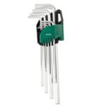 Bộ lục giác loại dài 9 chi tiết Sata 09103A 3