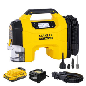 Bộ máy bơn hơi dùng pin 20V & DC12V Stanley SXVI02001A (1 Pin 2.0Ah & Sạc)