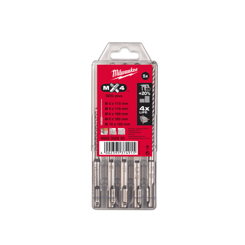 Bộ mũi khoan bê tông milwaukee 4932352833