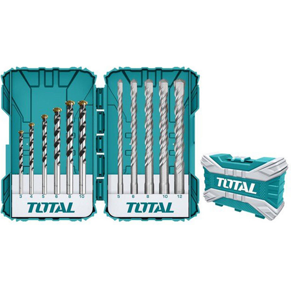 Bộ mũi khoan bê tông và mũi dùng cho máy khoan búa SDS Total TACSDL31101