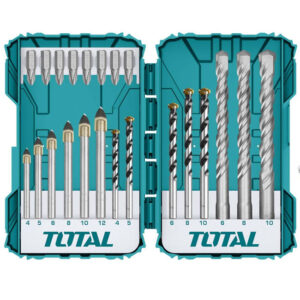 Bộ mũi khoan và mũi bắt vít đa năng 22 chi tiết Total TACSDL12201