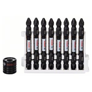 Bộ mũi vít 2 đầu 9 món dài 65 mm Bosch 2608522334