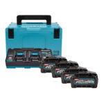 Bộ pin sạc 40V Makita 191U28-6 (BL4040x4 + DC40RB + MAKPAC) 4