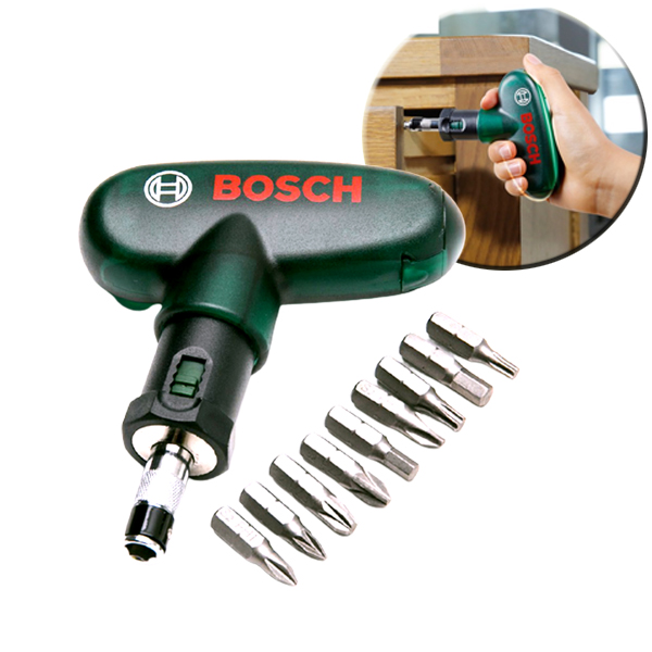 Bộ tuốc nơ vít cầm tay 10 chi tiết Bosch 2607019510