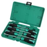 Bộ tuốc nơ vít dẹp & bake loại T 6 chi tiết Sata 09309 4
