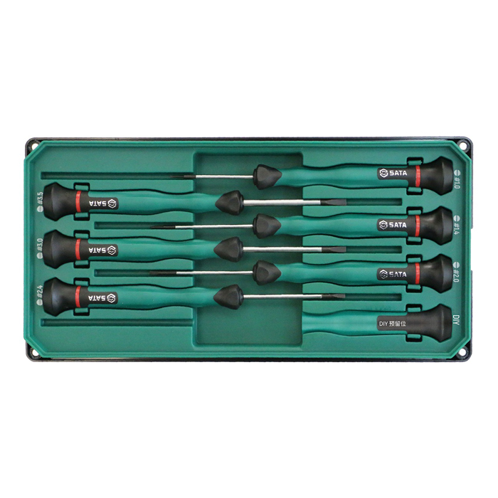 Bộ vít dẹp điện tử 6 chi tiết Sata 09311