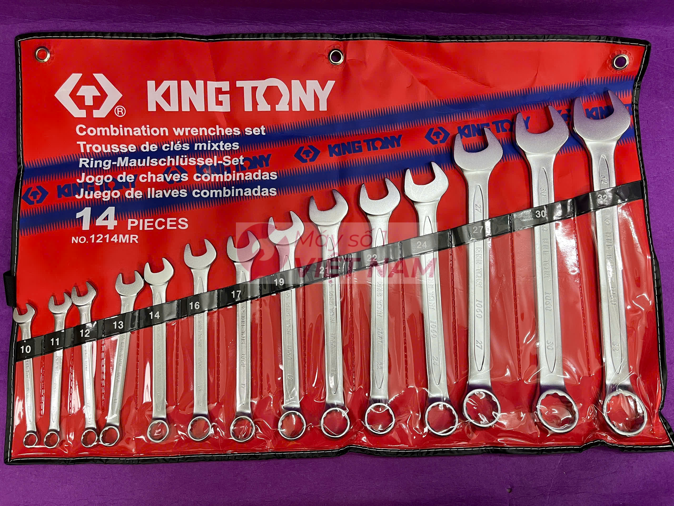 Bộ vòng miệng 14 chi tiết Kingtony 1214MR 10 - 32mm 1