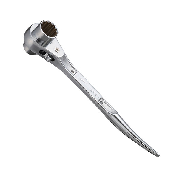 Cờ lê 2 đầu tuýp đuôi chuột cong không gỉ loại ngắn TOP Japan SRM-17X19S