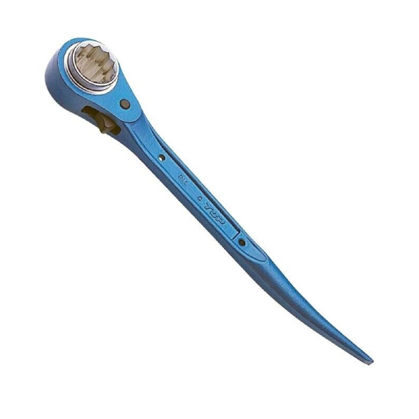 Cờ lê giàn giáo đầu cong loại ngắn có hai đầu tuýp ngắn TOP Japan RM-17X19C