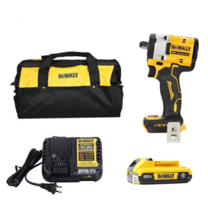 Combo Dewalt - Máy siết bu lông DCF922 + Pin 20V 2.0Ah + Đế Sạc DCB1104 - Tặng túi đựng dụng cụ