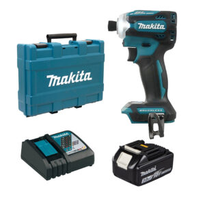 Combo Makita - Máy vặn vít DTD171 - 1 Pin 18V 3.0Ah - 1 Sạc & Valy nhựa
