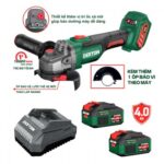 Combo Máy Mài Góc Pin Dekton M21-AG100PLUS (2 Pin 4.0Ah, 1 Sạc) 1