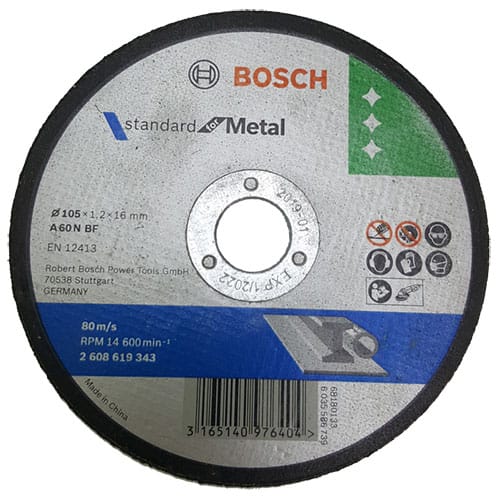 Đá cắt sắt Bosch 2608619343 (105x1.2x16mm)