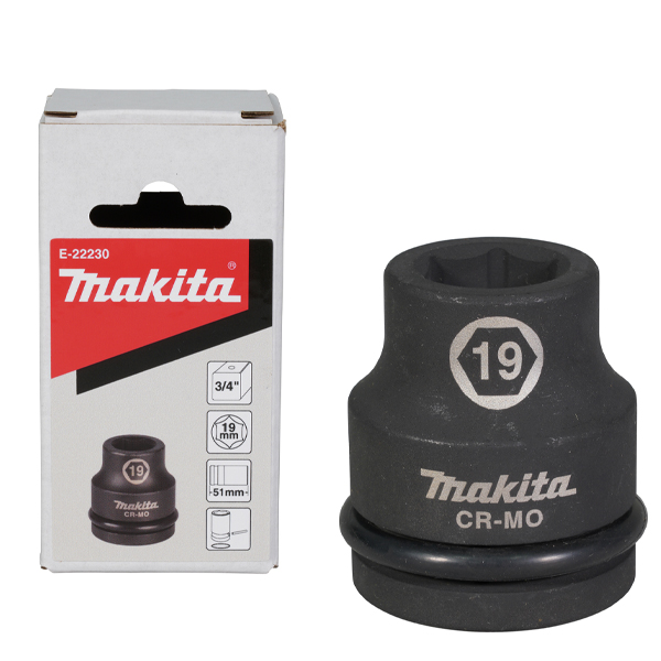 Đầu túy cho máy siết bu lông 3/4" Makita E-22230 (19x51mm)