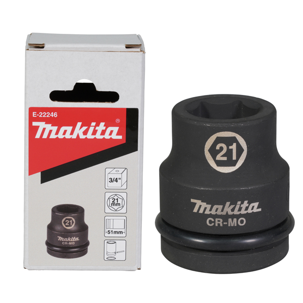 Đầu túy cho máy siết bu lông 3/4" Makita E-22246 (21x51mm)